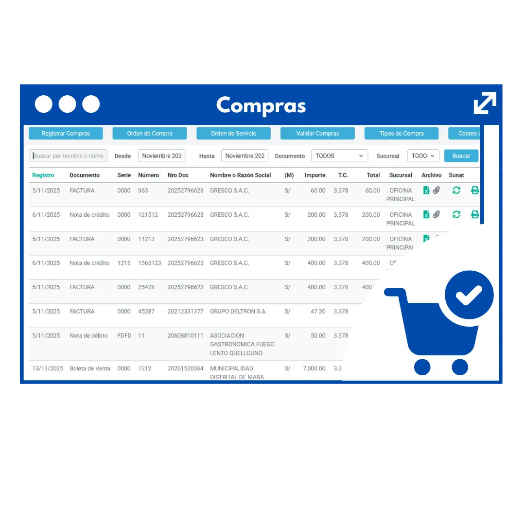 Sistema de gestión de gastos para restaurante totalsis