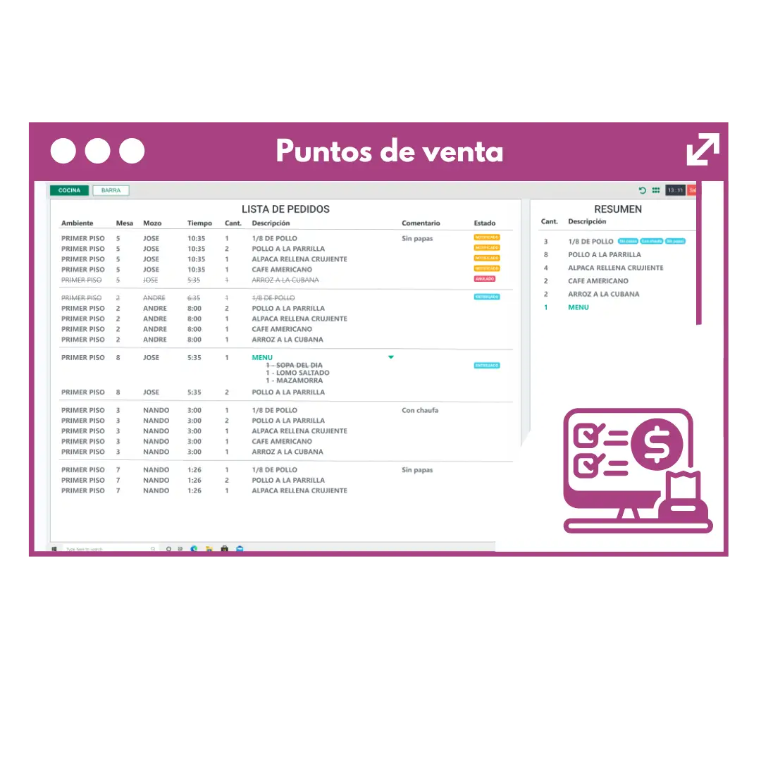 Software punto de venta totalsis